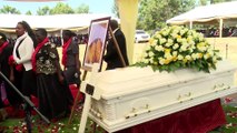 Uhuru Kenyatta Attends Sarah Kasaon's Funeral