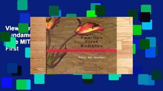 View Famous First Bubbles: The Fundamentals of Early Manias (The MIT Press) Ebook Famous First