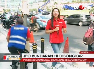 JPO Bundaran HI Dibongkar
