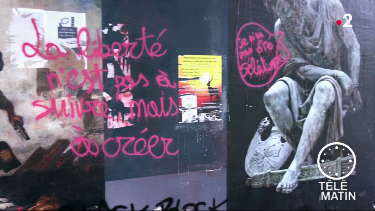 Insolite - Mai 68 : sous les pavés, le street art !