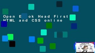 Open EBook Head First HTML and CSS online