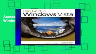 Access books Find Gold in Windows Vista For Any device
