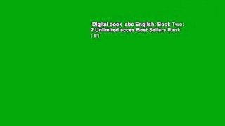 Digital book  abc English: Book Two: 2 Unlimited acces Best Sellers Rank : #1