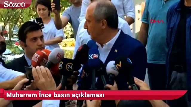 Muharrem İnce basın açıklaması