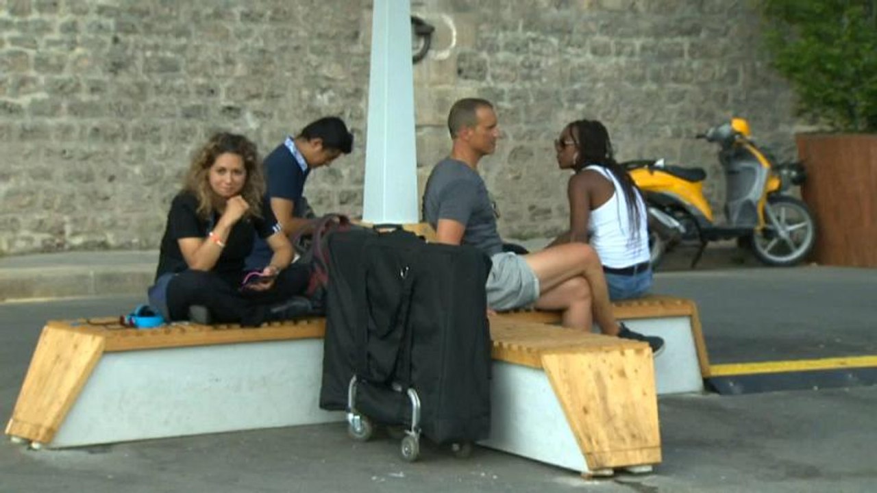 Paris : des bancs rafraîchissants anti-canicule