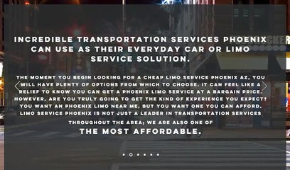 Limo Service Phoenix