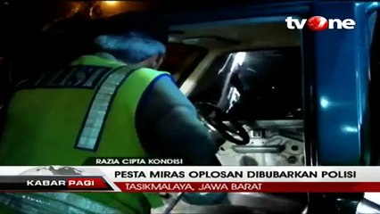 Belasan Pemuda Pesta Miras Oplosan di Pinggir Jalan