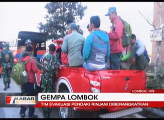 165 Tim Gabungan Evakuasi 560 Pendaki Rinjani yang Terjebak