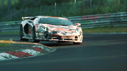 Lamborghini Aventador SVJ NBR Record Teaser