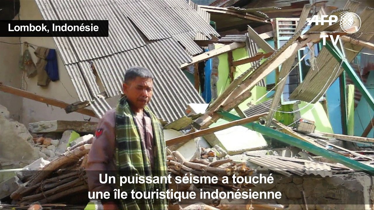 Indonésie : puissant séisme sur l'île de Lombok