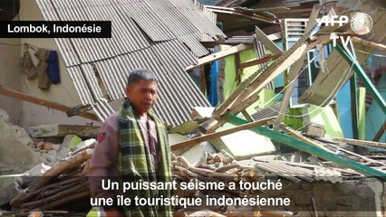 Indonésie : puissant séisme sur l'île de Lombok