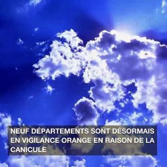 Météo: Cinq départements en alerte canicule