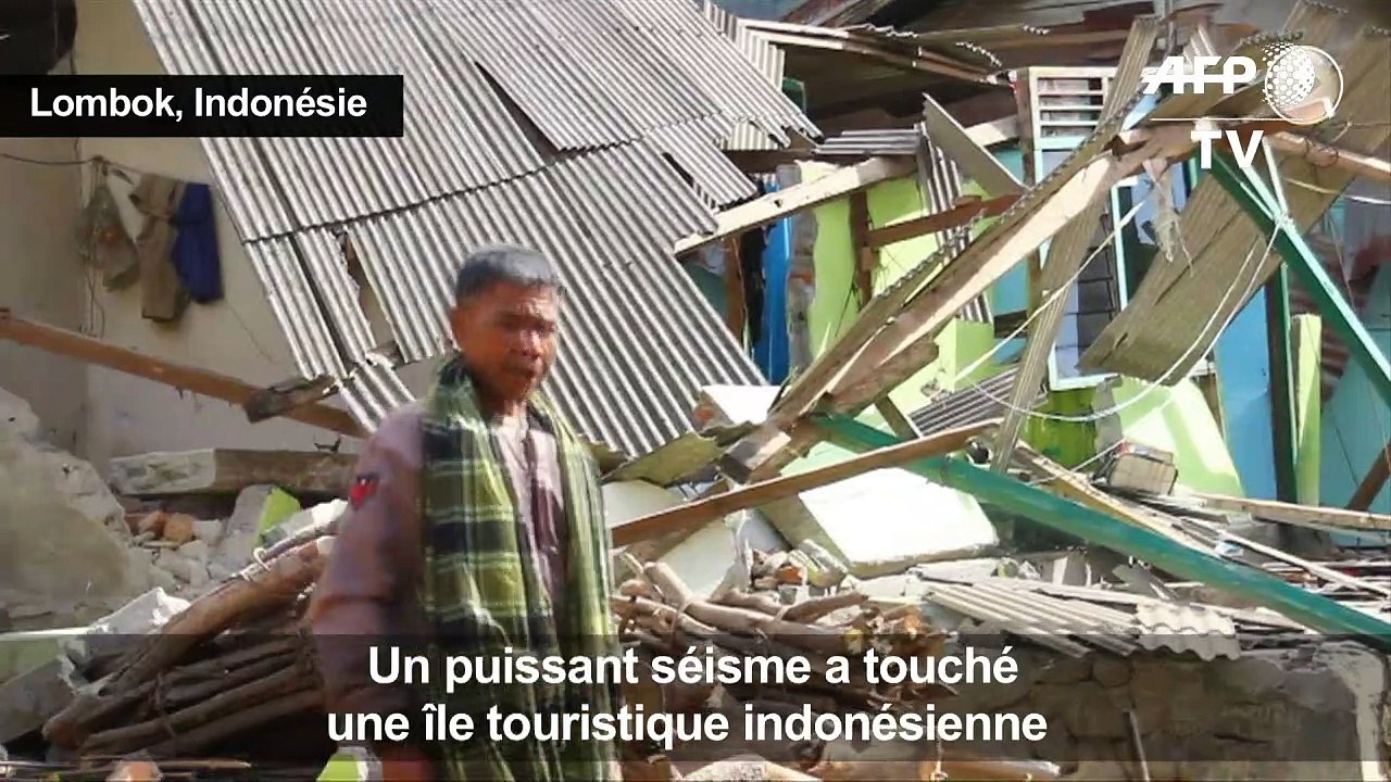 Indonésie : puissant séisme sur l'île de Lombok