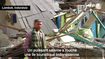 Indonésie : puissant séisme sur l'île de Lombok