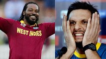 Chris Gayle equals Shahid Afridi's World Record for most sixes | वनइंडिया हिंदी