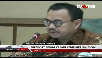 Presdir PT Freeport Mundur, Ini Tanggapan Sudirman Said