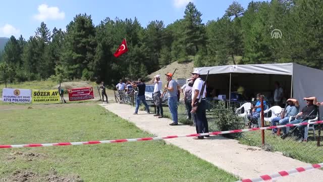 Mudurnu'da Tek Kurşun Atış Yarışması Yapıldı