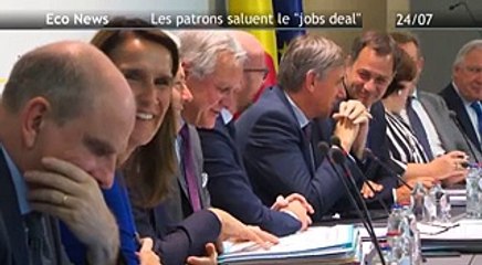 Les patrons saluent le "jobs deal", les syndicats sont inquiets 24/07/18