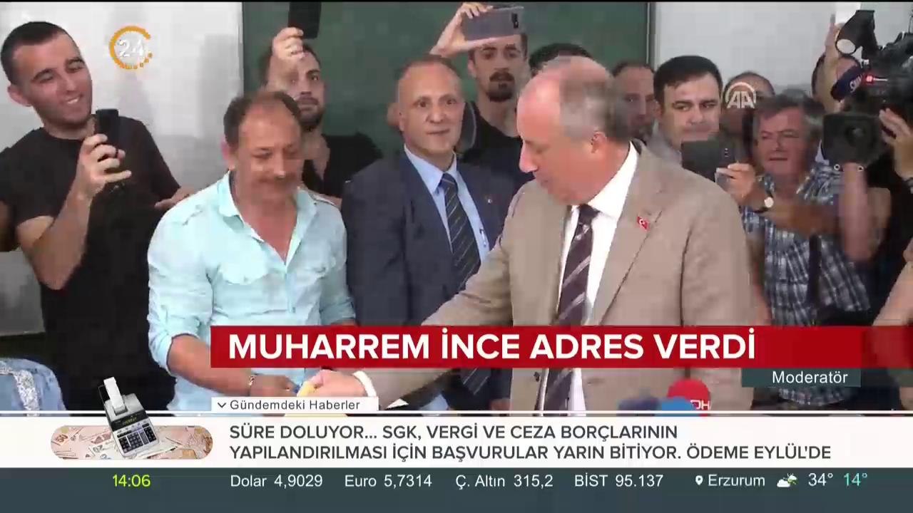 Muharrem İnce adres verdi