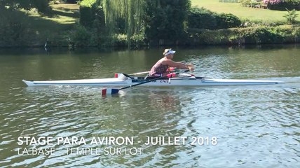 Stage Para Aviron Juillet 2018
