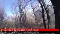 Tunceli'de 10 Terörist Etkisiz Hale Getirildi