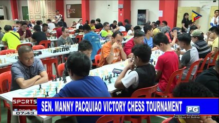 Скачать видео: SPORTS BALITA: Sen. Manny Pacquiao Victory Chess Tournament