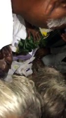 தன் நிலம் பறிபோனதால் விஷம் குடித்து விவசாயி தற்கொலை-வீடியோ