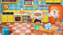 Baby Panda Kitchen, Cooking Burger, Pizza, Pasta, Cupcakes And Making Drinks | Kids kitche