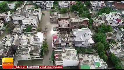 बारिश से बेहाल यूपी- लखनऊ में बाढ़ जैसे हालात, घरों में घुसा पानी