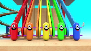 Learn Colors for Children with Baby Play Wooden Aeroplane Xylophone Toy ColorBalls 3D Kids