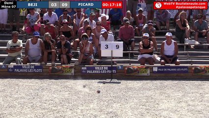 Demi-finale de l'individuel féminin à Palavas-les-Flots : France VS Tunisie