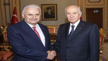 TBMM Başkanı Binali Yıldırım, MHP Genel Başkanı Devlet Bahçeli’yi kabul etti