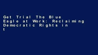 Get Trial The Blue Eagle at Work: Reclaiming Democratic Rights in the American Workplace (Ilr