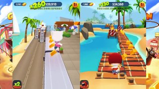 Talking Tom Gold Run Android Gameplay Talking Angela VS Super Angela Ep 2