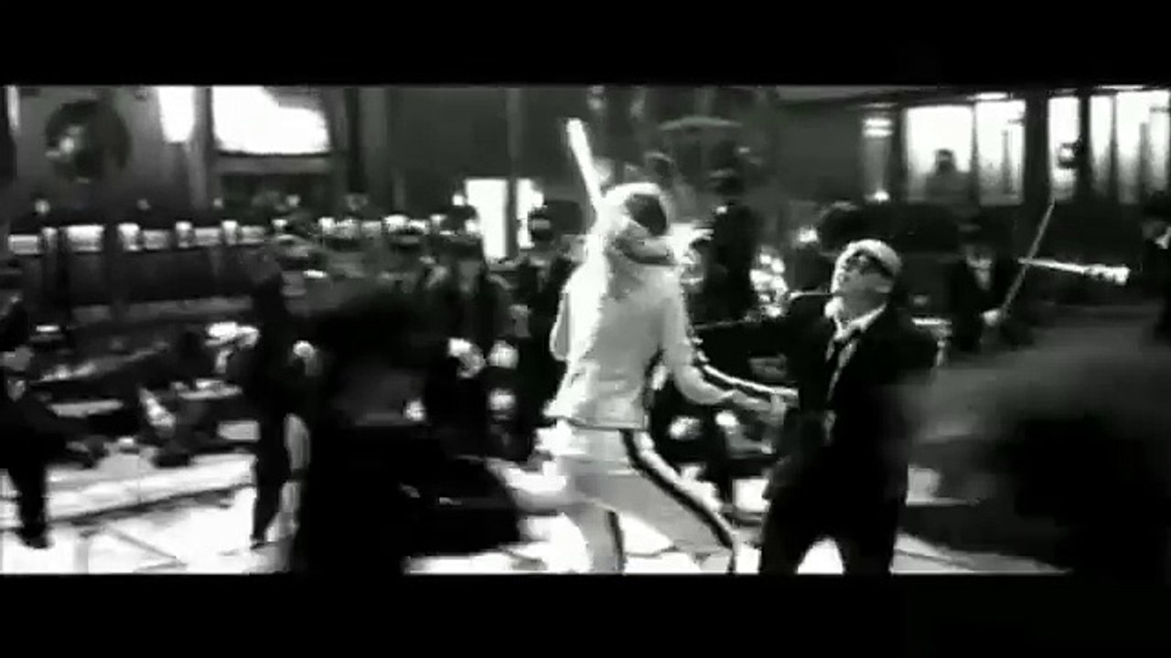 Kill Bill Vol. 1  extrait de combat en noir et blanc