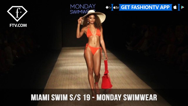 Monday Swimwear Shoppable Runway Miami Swim Week Spring/Summer 2019 | FashionTV | FTV