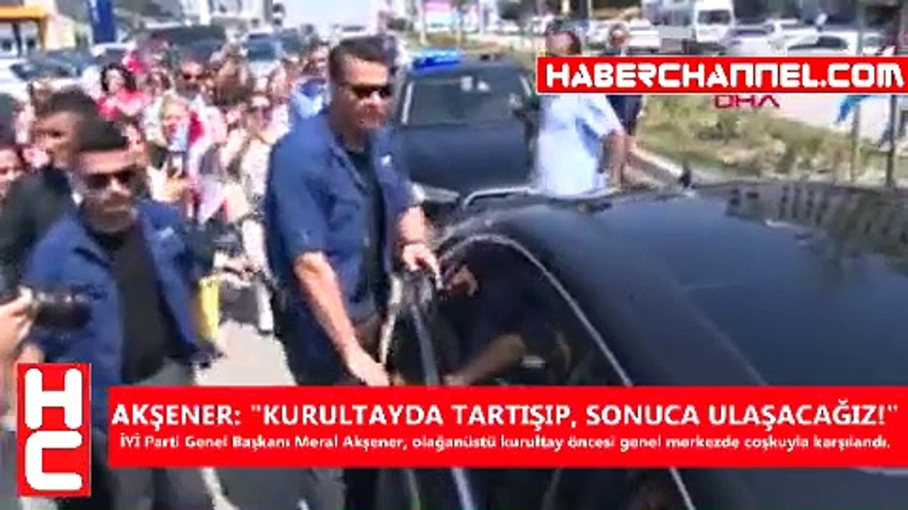AKŞENER: "KURULTAYDA TARTIŞIP, SONUCA ULAŞACAĞIZ!"