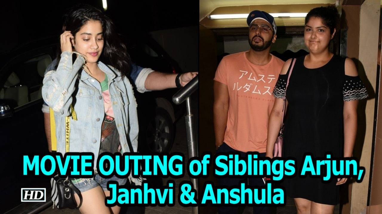 MOVIE OUTING for Siblings Arjun, Janhvi & Anshula
