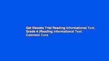 Get Ebooks Trial Reading Informational Text, Grade 4 (Reading Informational Text: Common Core
