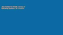 Any Format For Kindle  Survey of Operating Systems, 5e Complete