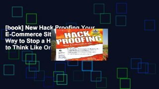 [book] New Hack Proofing Your E-Commerce Site: The Only Way to Stop a Hacker is to Think Like One