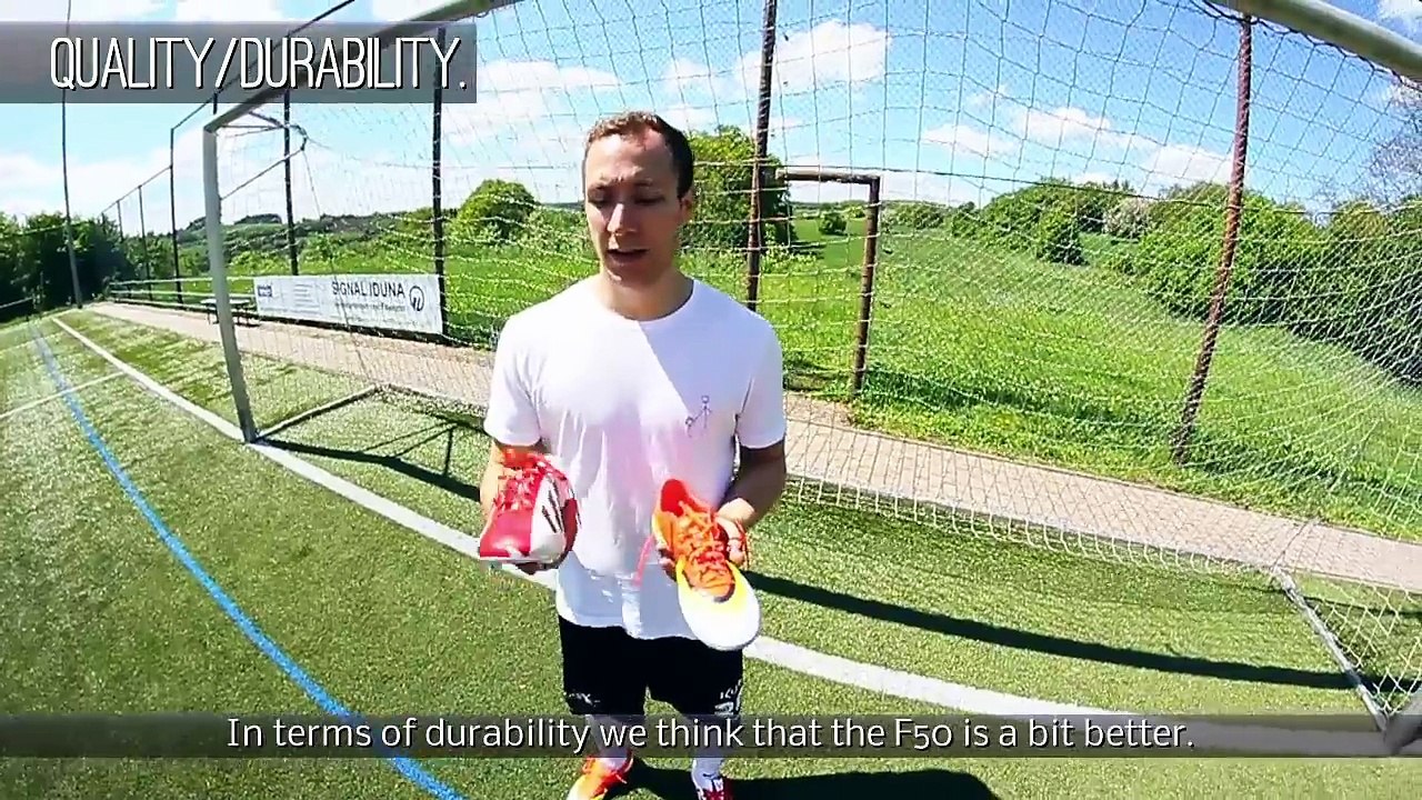 Ronaldo vs. Messi Boots: Mercurial Vapor 9 vs. F50 adiZero | Free Kick Review | freekicker