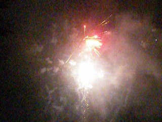 feu d'artifice à charleville-mézières le 13 juillet 2018