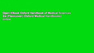 Open EBook Oxford Handbook of Medical Sciences 2/e (Flexicover) (Oxford Medical Handbooks) online