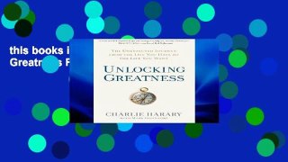 this books is available Unlocking Greatness For Any device