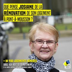 Rénovation des logements : qu'en pense Josiane à Pont-à-Mousson ? Et vous ?