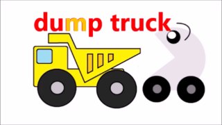 Learning Construction Vehicles starting with letter D for kids with Choro Q & Packman