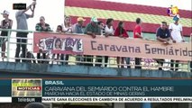 Caravana de brasileños marcha por la libertad de Lula da Silva