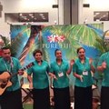 Bula Pure Fiji! Last day  ecsc Las Vegas and last chance to have a foot ritual from our team. Come and see us at Booth 1257! #purefiji #iecsclasvegas #bula