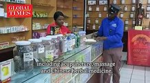 【Video】More and more local people visit clinics of Beijing Tong Ren Tang Group in South Africa to seek Traditional Chinese medicine (TCM) treatments, including